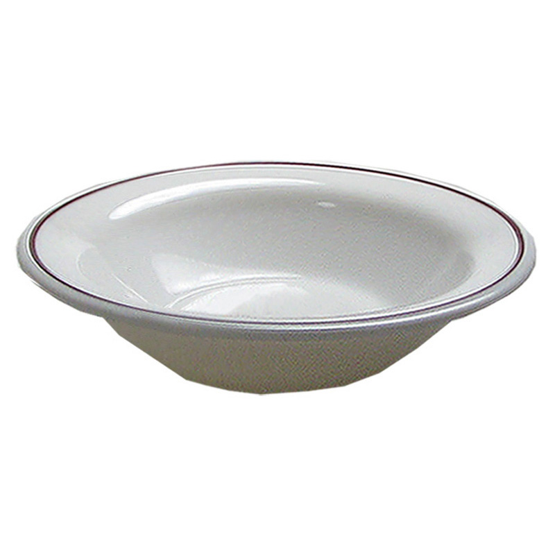 紅邊沙拉盤(強化) 12cm