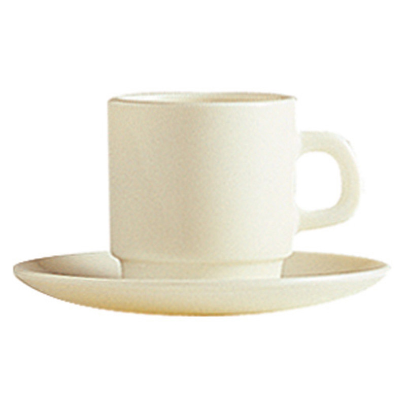 素面象牙咖啡杯底盤(強化)* 11.5cm