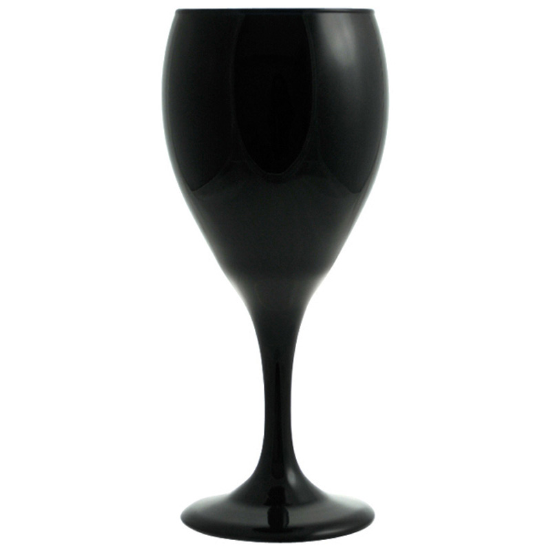 Libbey - 淚珠高腳杯(黑色) 360ml
