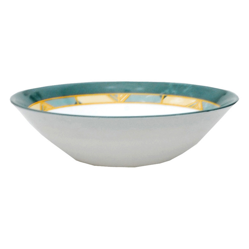 綠邊沙拉碗(強化) 16cm