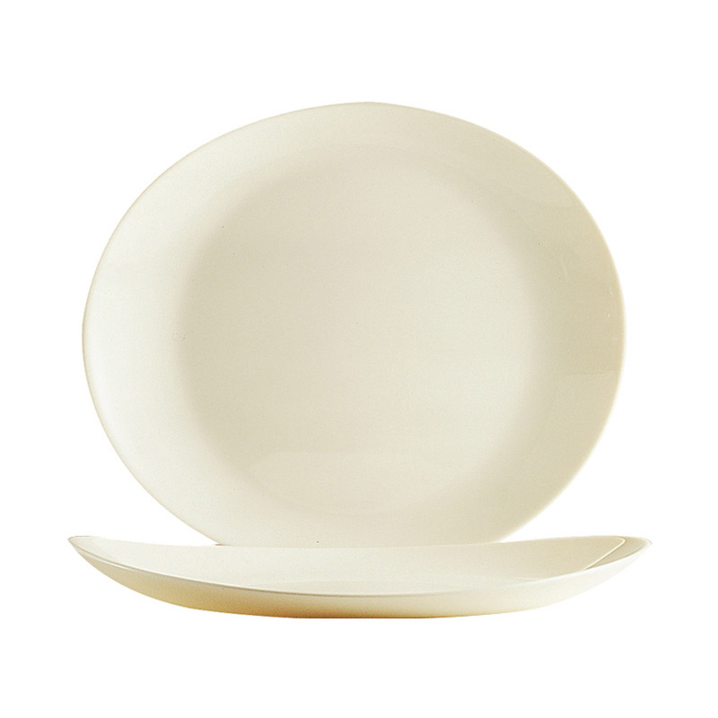 美食家象牙牛排盤(強化) 30cm