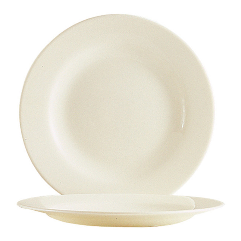 美食家象牙平盤(強化)* 19.5cm