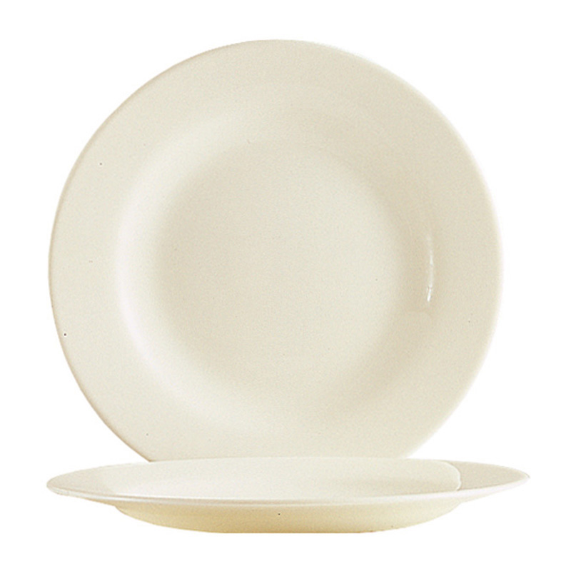 美食家象牙平盤(強化) 24cm