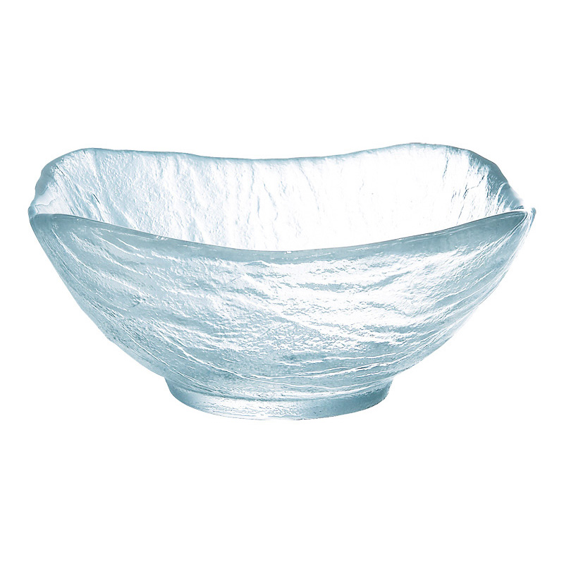 四角半透明礦紋盤(強化) 12.4cm