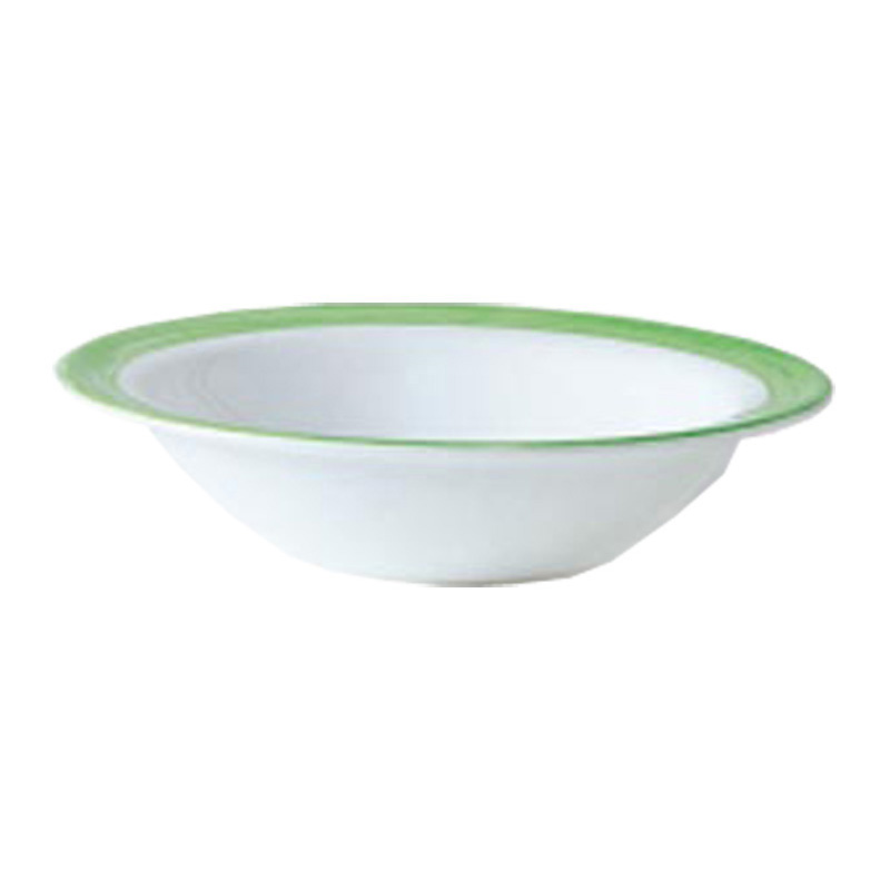 綠刷彩沙拉碗(強化) 12cm