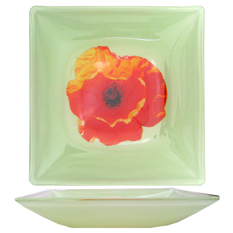 罌粟花湯盤(強化) 20cm