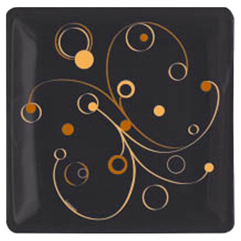 星燦黑方盤(強化) 18.5cm