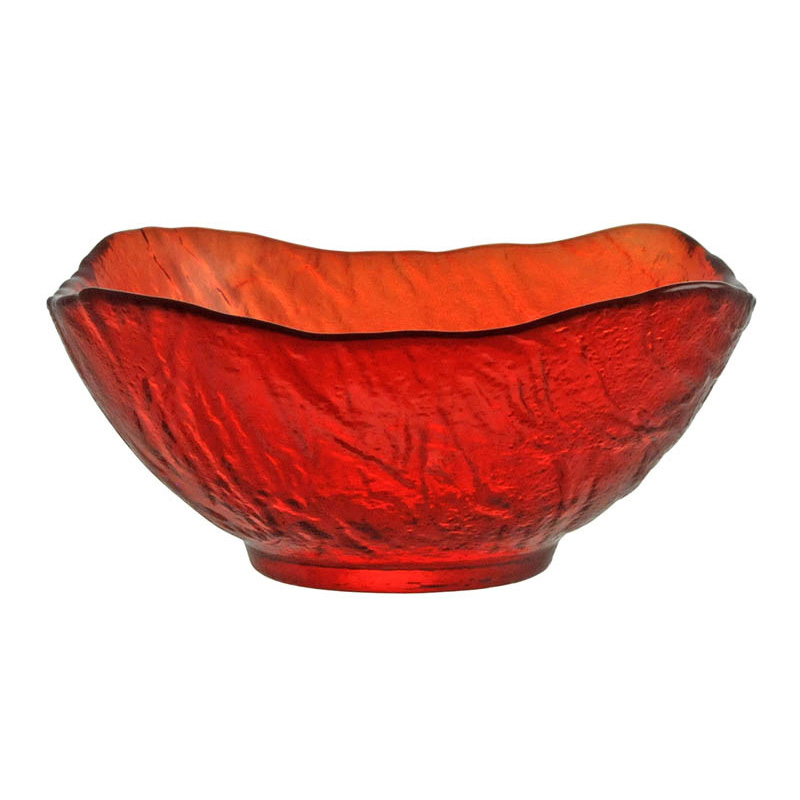 米那諾麗紅色礦紋碗(強化) 12cm