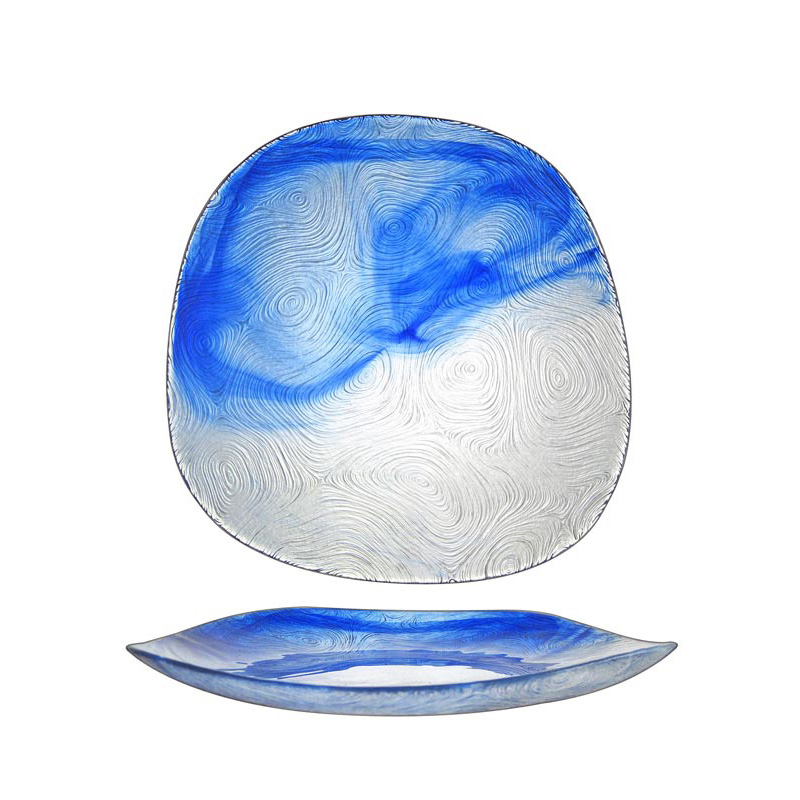 林登貝緹克蛋糕點心盤(藍色) 20cm