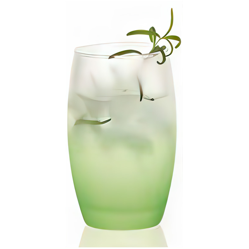 薩通凝霜青檸綠直身杯 350ml