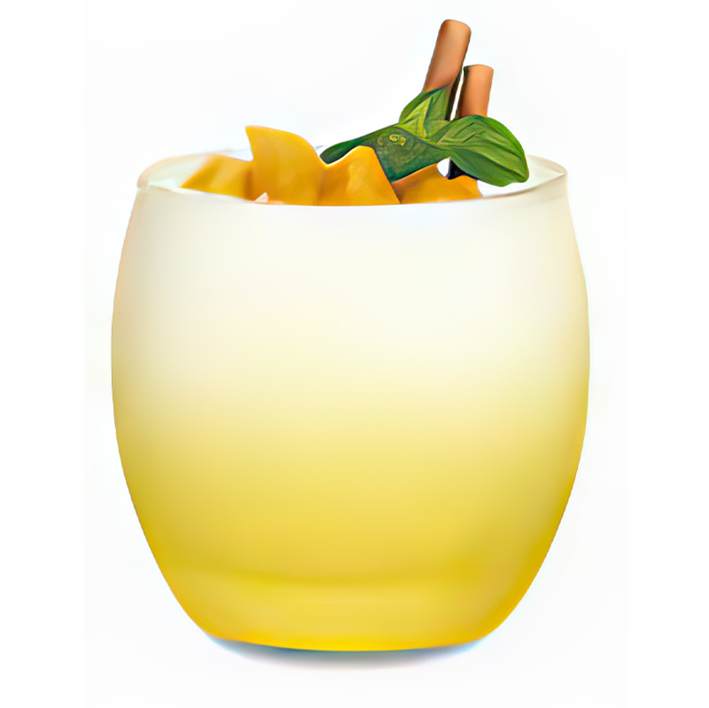 薩通凝霜奶油黃直身杯 320ml