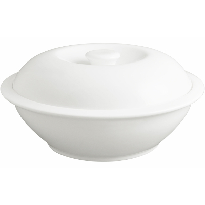 強化象牙色10.5"大蓋碗組 2000cc