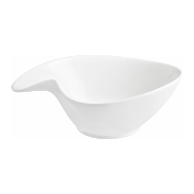 強化象牙色瓢型碗 6cm