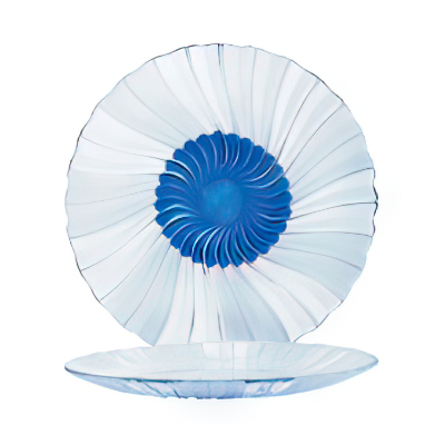 Arcoroc Crystal 藍心水晶水果平盤 18cm