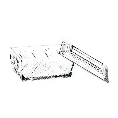Arcoroc Crystal 水晶長方型珠寶盒 12cm