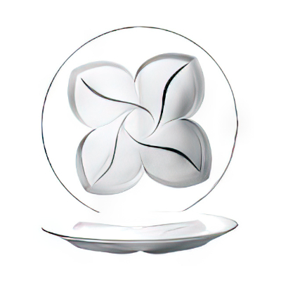 Arcoroc Crystal 花瓣水晶水果盤 19cm