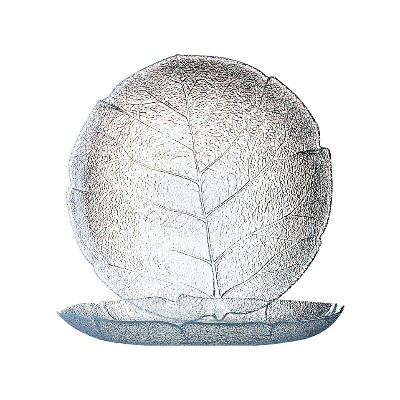 樹葉水果盤(強化) 24cm