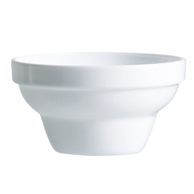 純白圓柱缽(強化) 11.9cm