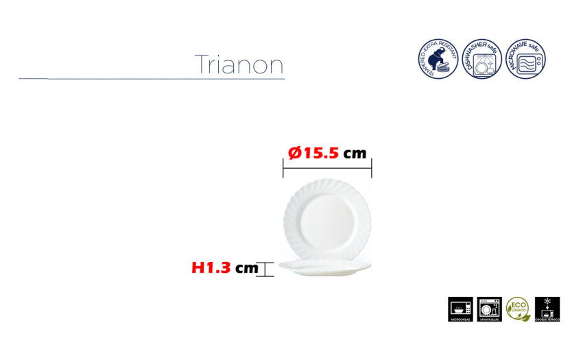 Arcoroc - Trianon 喬安娜平盤 15.5cm