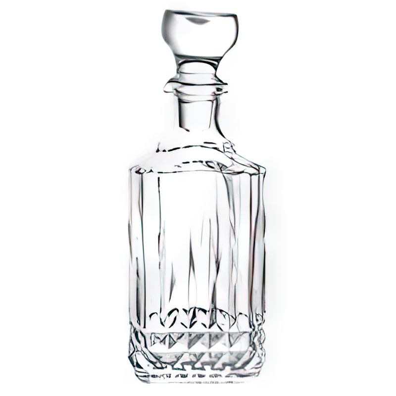Arcoroc Crystal 水晶四方酒瓶 1000ml