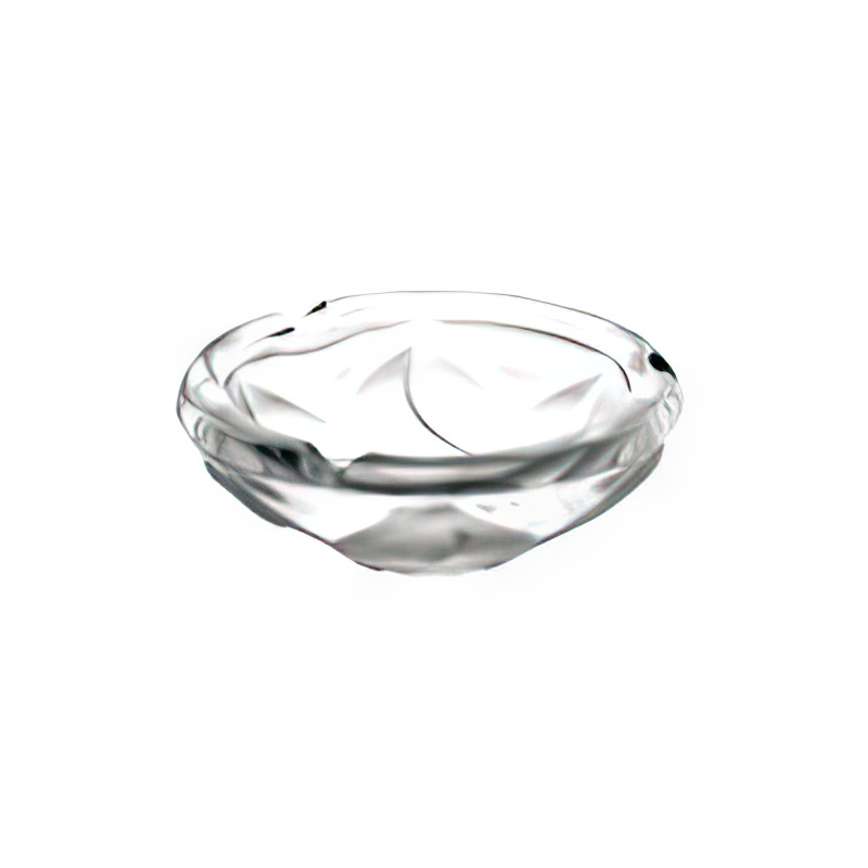 Arcoroc Crystal 花瓣水晶煙灰缸(磨砂)